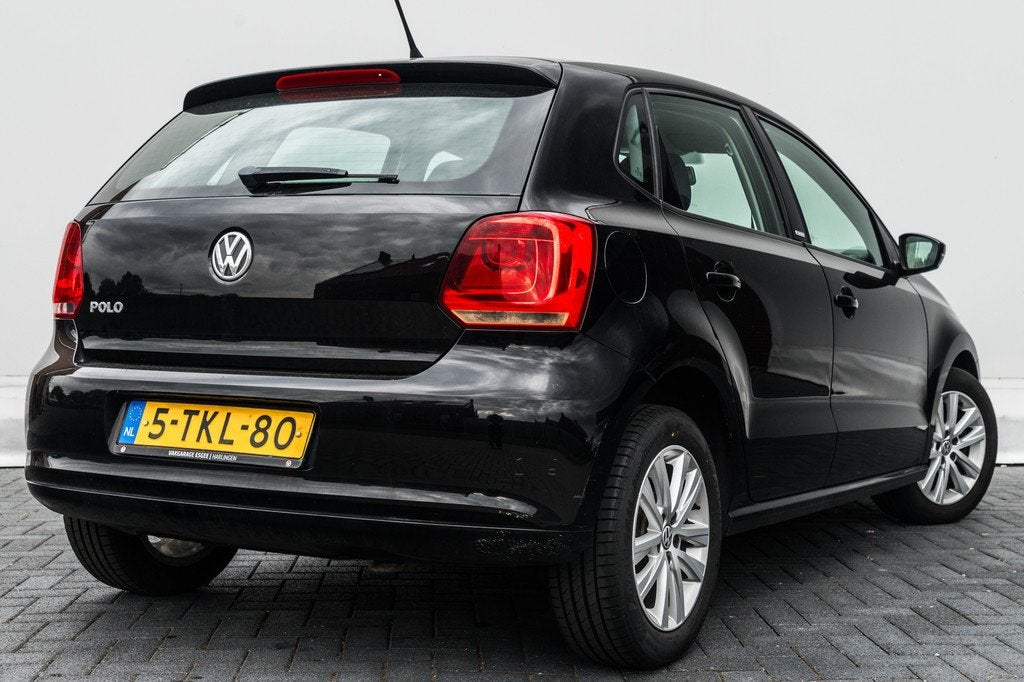 Volkswagen Polo 1.2 Style | 5 Deurs | Airco | Meeneemprijs |, Euro 5, 967 kg, Zwart, Elektrische ramen