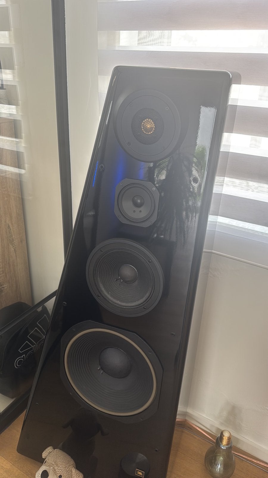 Jbl 250ti luidsprekers, Ophalen of Verzenden, Zo goed als nieuw, Front, Rear of Stereo speakers, JBL