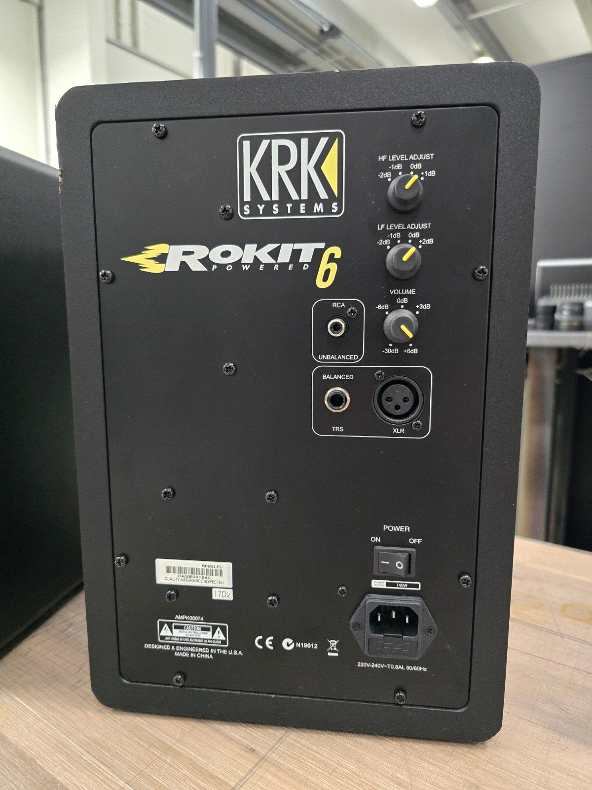 KRK Rokit 6 G2 Studio Monitoren (Set van 2), Gebruikt, 60 tot 120 watt, Front, Rear of Stereo speakers, Ophalen