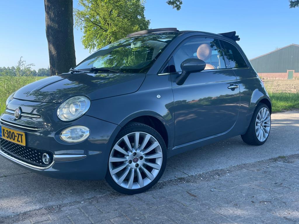 FIAT 500C !! Super Netjes Let Op Model 2016 Facelift, Cabrio, 31 €/maand, 4 cilinders, 100 pk, Handgeschakeld