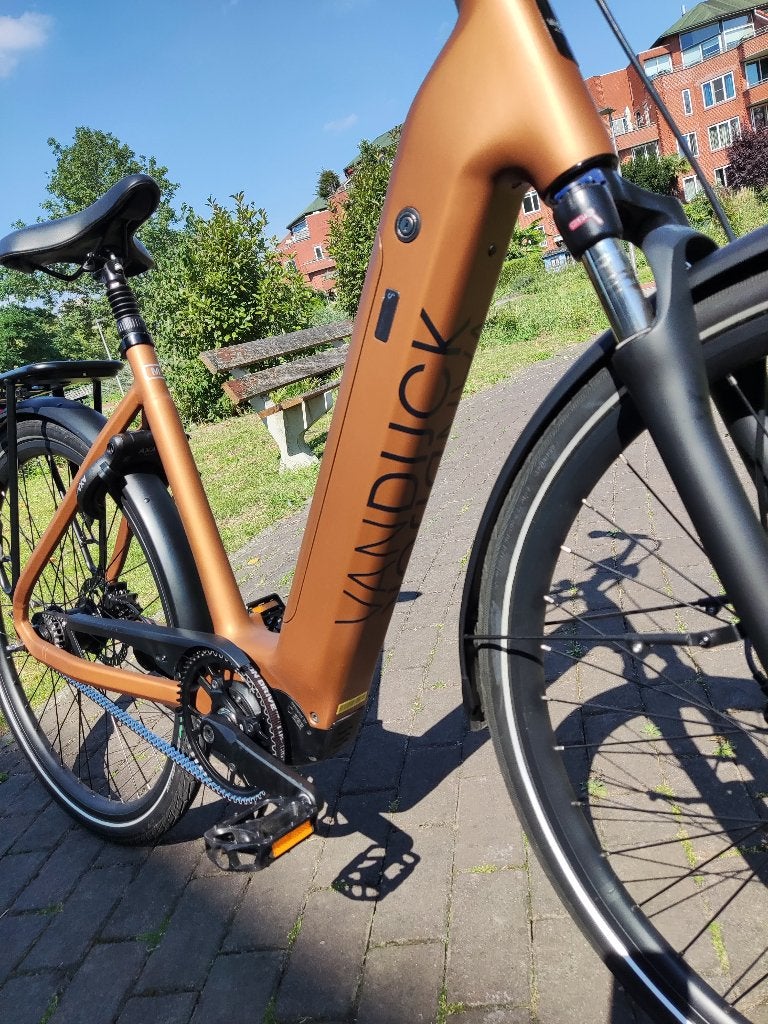 Van Dijck Kronos E-Bike N7 Pro Z.G.A.N, Zo goed als nieuw, 47 tot 51 cm, 50 km per accu of meer, Ophalen