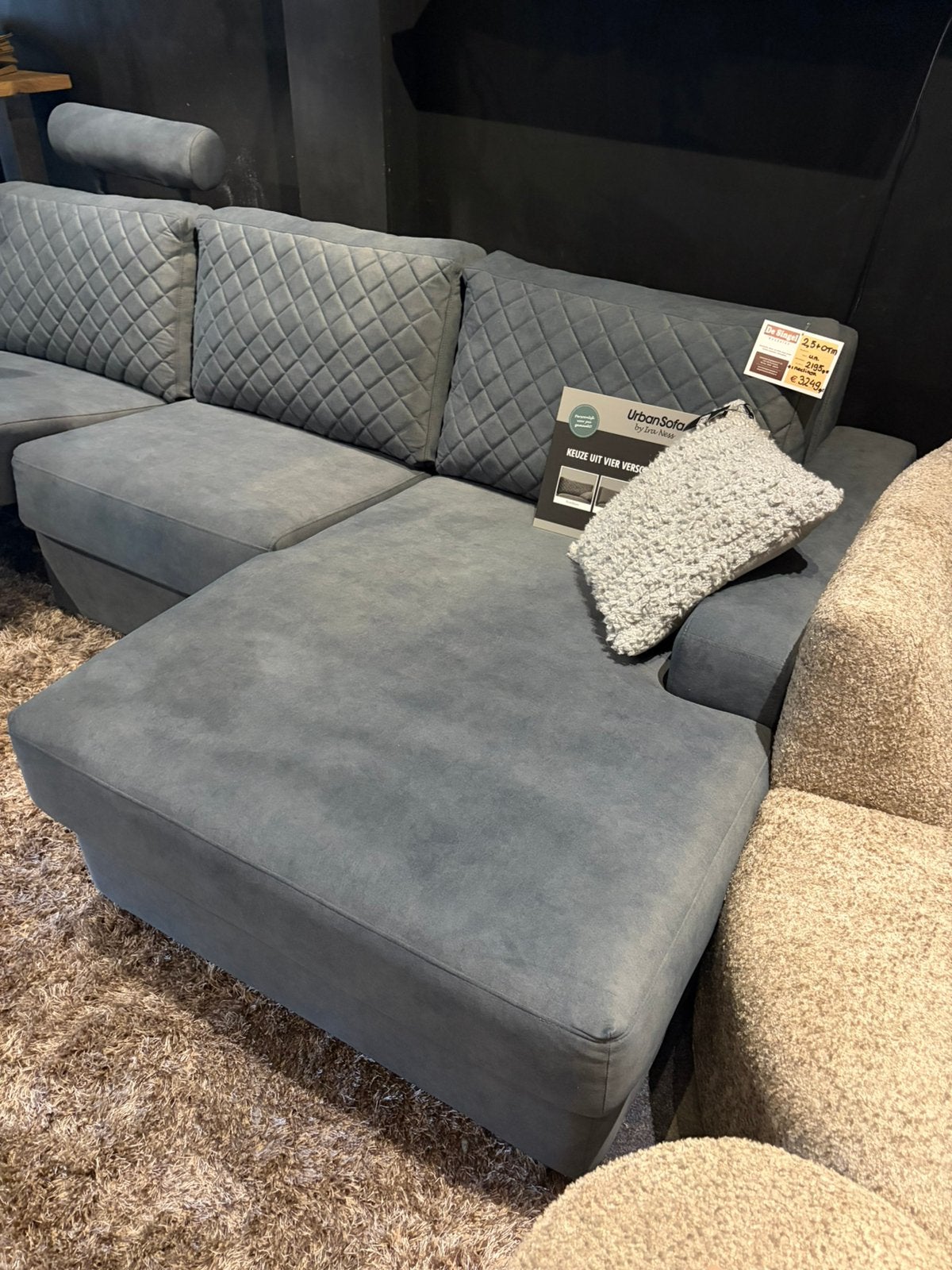 LUXE RELAXBANK – URBANSOFA AUXERRE | DIRECT LEVERBAAR!, Ophalen, Nieuw, Stof
