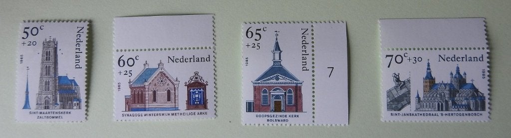 Zomerzegels Kerken 1985 ( Nederland ), Verzenden, Na 1940, Postfris