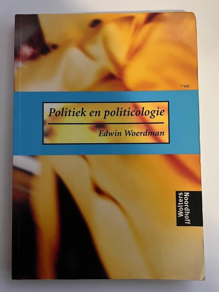 Politiek en politicologie - Edwin Woerdman, Ophalen of Verzenden, Politiek en Staatkunde, Nederland, Onbekend