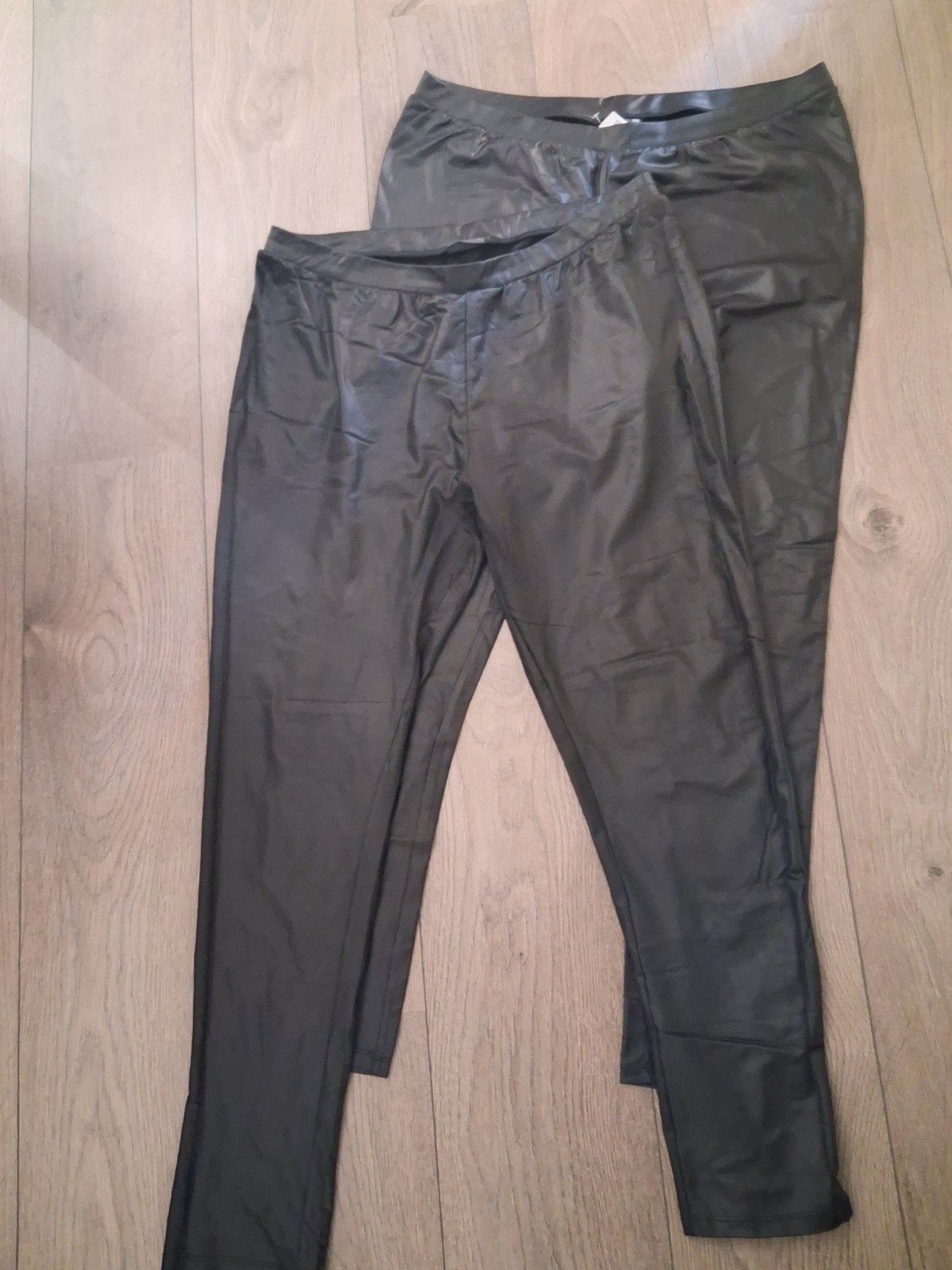Leer look legging maat xxxl 3xl, Ophalen of Verzenden, Zo goed als nieuw, Zwart, Legging