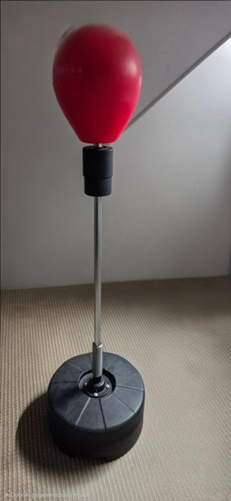 Boksbal op standaard, Ophalen, Boksbal