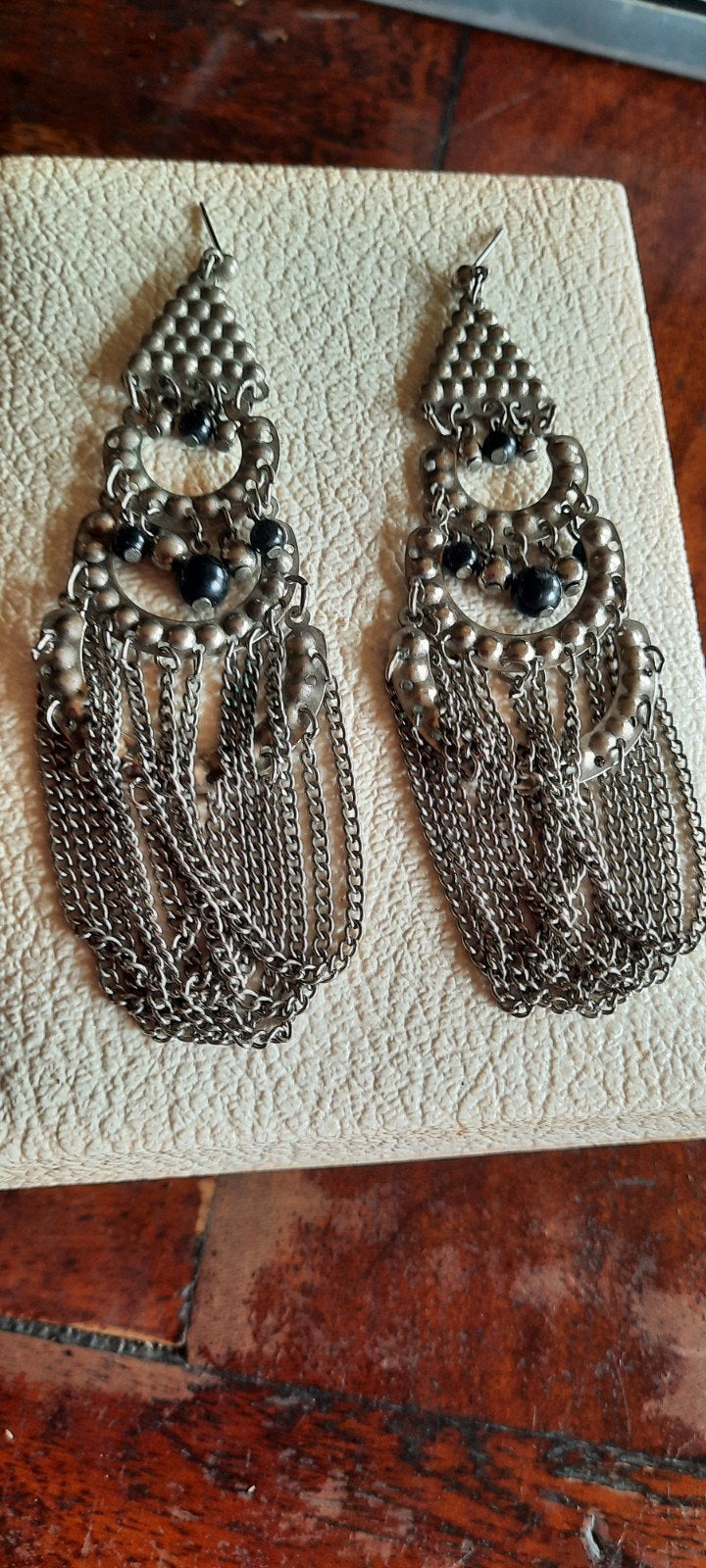 Vintage tribal oorbellen, Java,Indonesië., Sieraden, Tassen en Uiterlijk, Antieke sieraden, Ophalen of Verzenden, Overige materialen