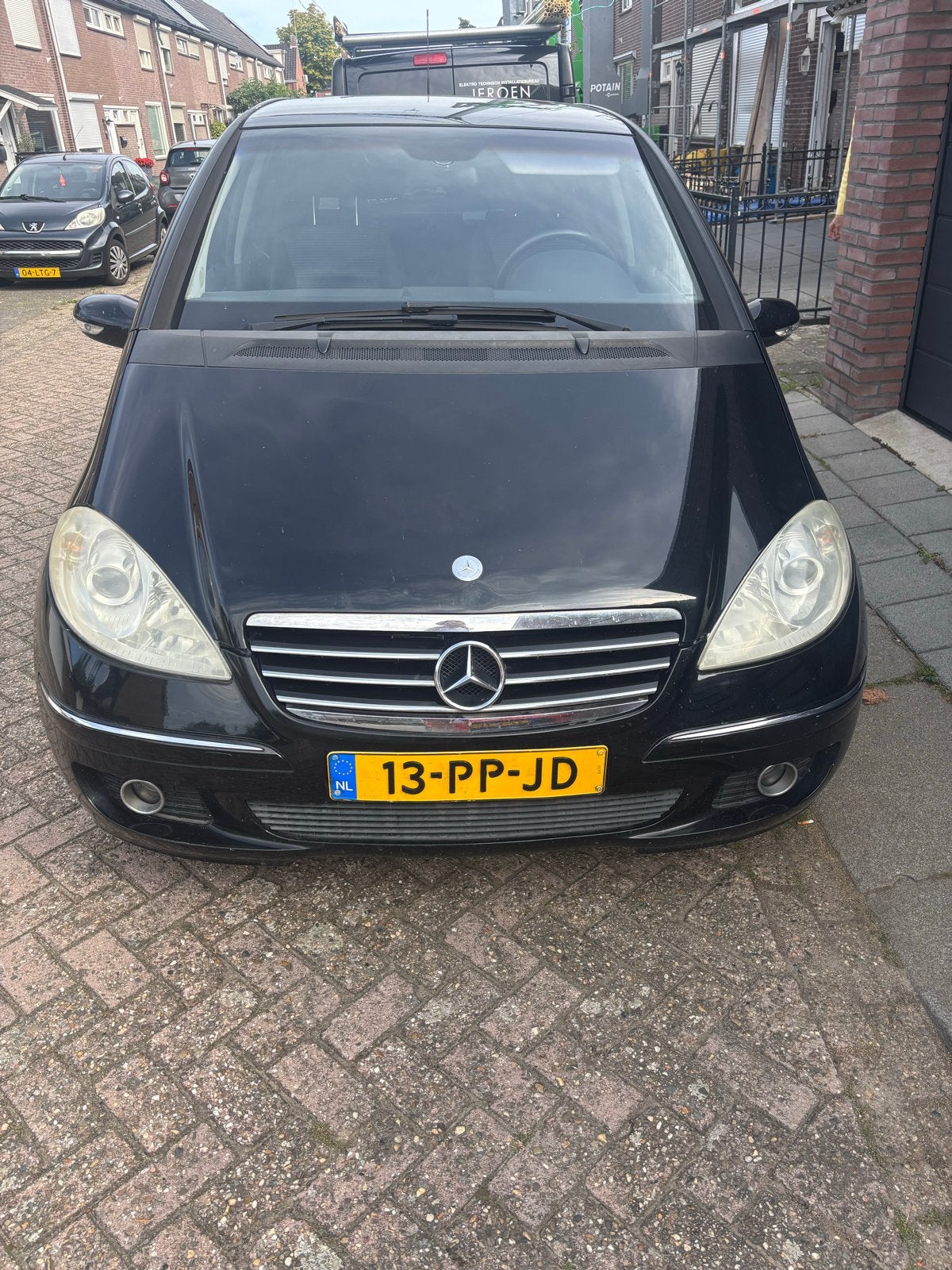 Mercedes-Benz A-Klasse 1.7 A170 5DRS 2004 Zwart, Auto's, 15 km/l, 4 cilinders, 400 kg, Origineel Nederlands