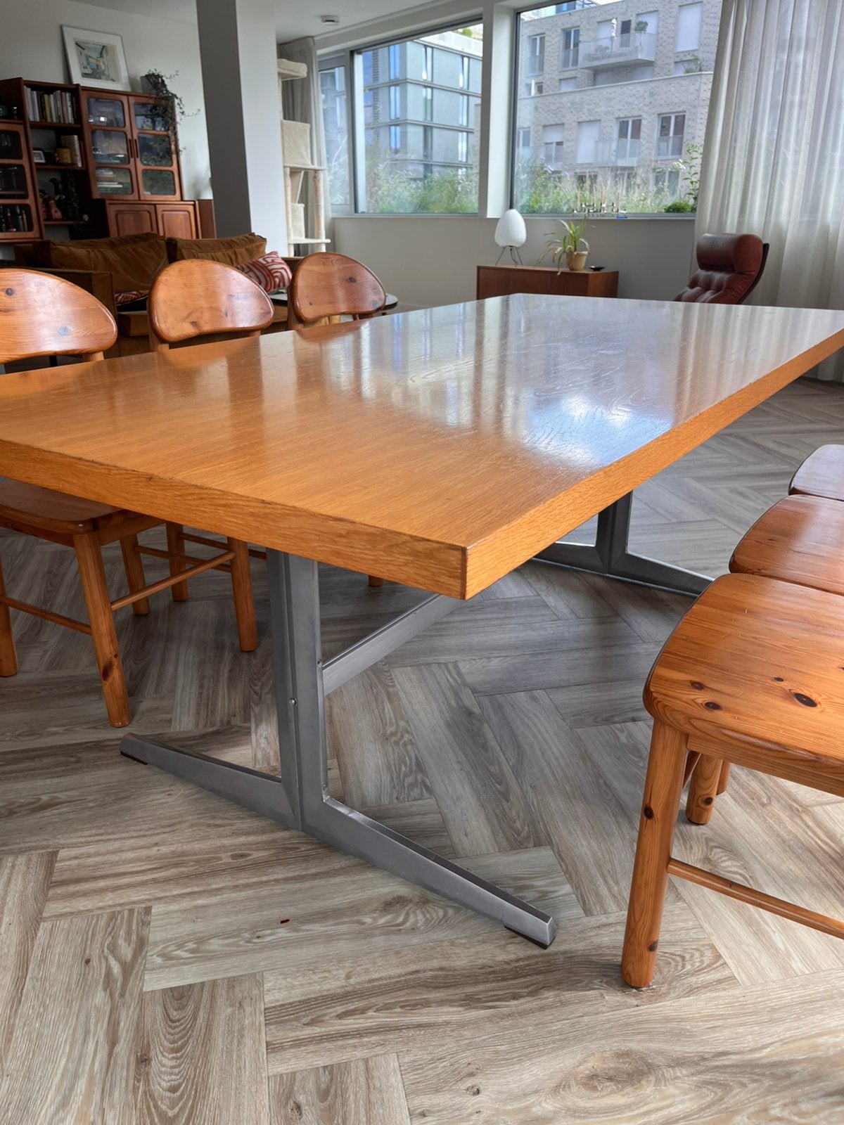 Marius Byrialsen eettafel, 200 cm of meer, Zo goed als nieuw, Vijf personen of meer, Rechthoekig