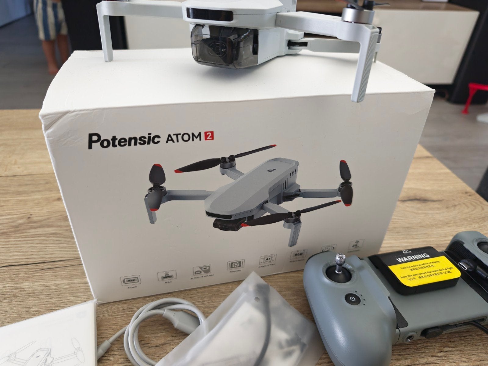 Potensic Atom 2 drone - Zo goed als nieuw, 30 tot 45 minuten, Ophalen of Verzenden, Zo goed als nieuw, Standaard kwaliteit
