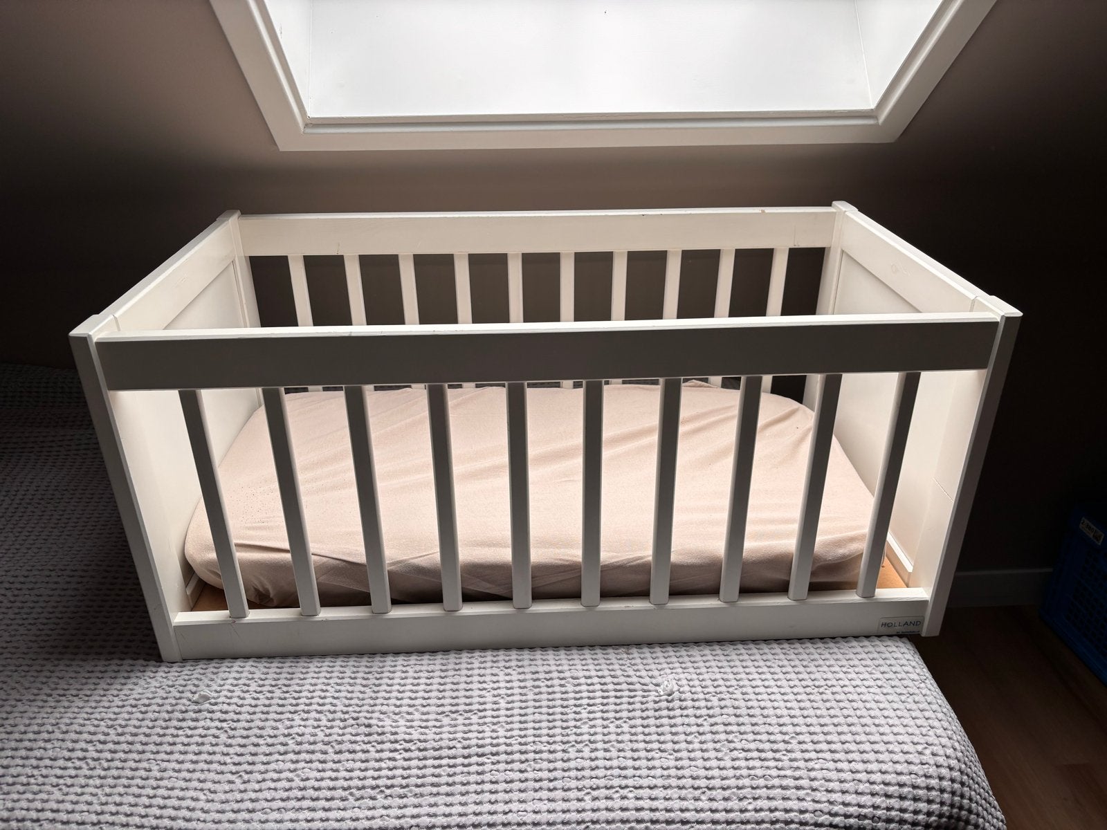 Baby wieg/ledikant zonder poten - ideaal voor caravan, Ophalen, Gebruikt, Wieg