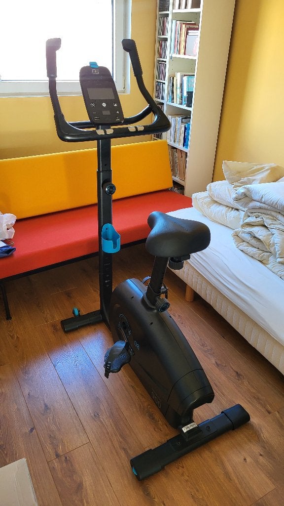 Hometrainer Decathlon EB900 - in zeer goede staat!, Sport en Fitness, Fitnessapparatuur, Ophalen, Overige materialen, Zo goed als nieuw