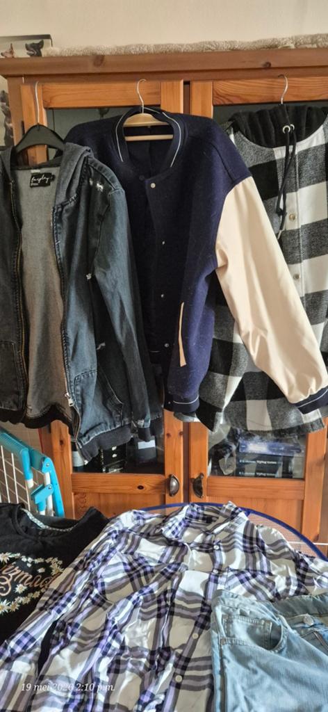 Kledingpakket M/L: Truien, vesten, blouses, broek, Ophalen