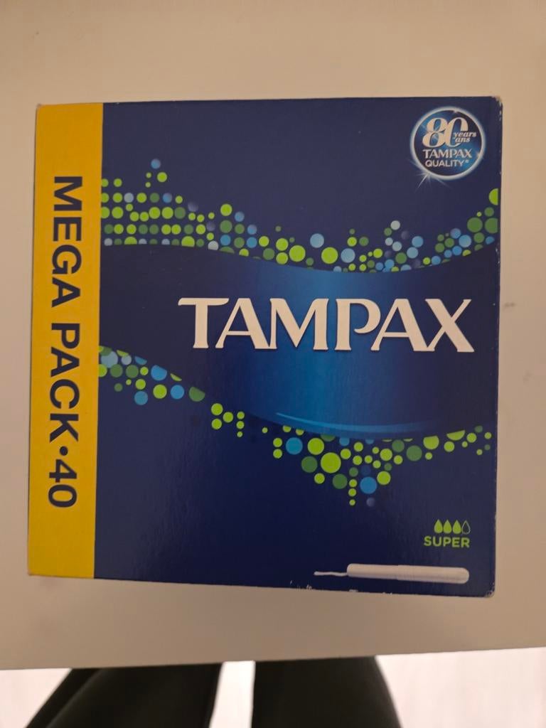 Tampax Super Tampons - 8 Dozen a 40 stuks, Ophalen of Verzenden, Nieuw, Overige typen