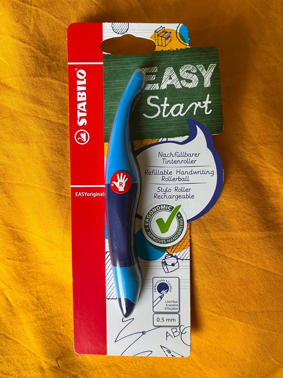 Stabilo easy start rollerbal met vulpen inkt, Ophalen of Verzenden, Nieuw