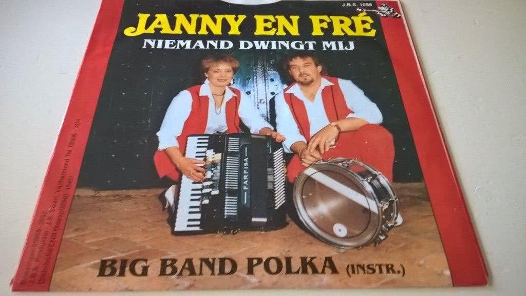JANNY EN FRE, Cd's en Dvd's, 7 inch, Ophalen of Verzenden, Zo goed als nieuw, Levenslied of Smartlap