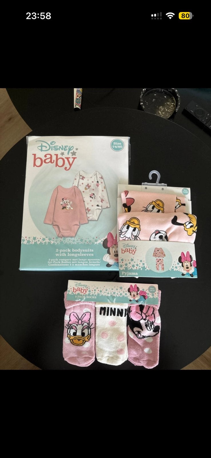 Disney baby set maat 74/80, Ophalen of Verzenden, Nieuw, Meisje, Setje