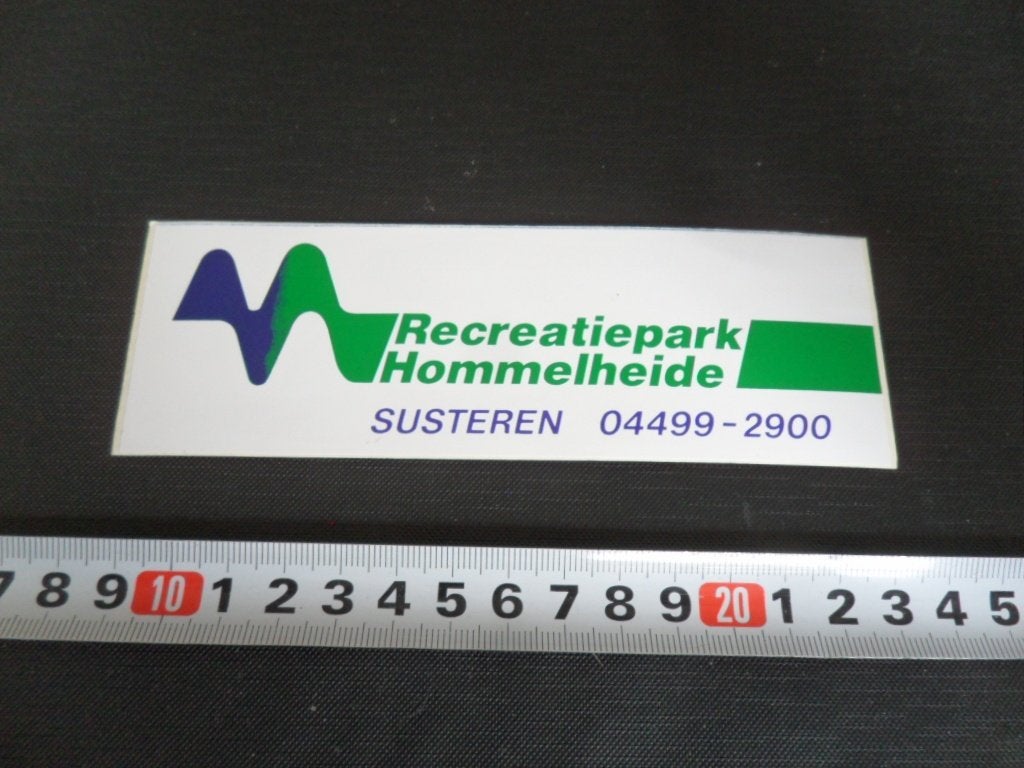 sticker Susteren Recreatiepark HOMMELHEIDE 04499-2900, Ophalen, Zo goed als nieuw