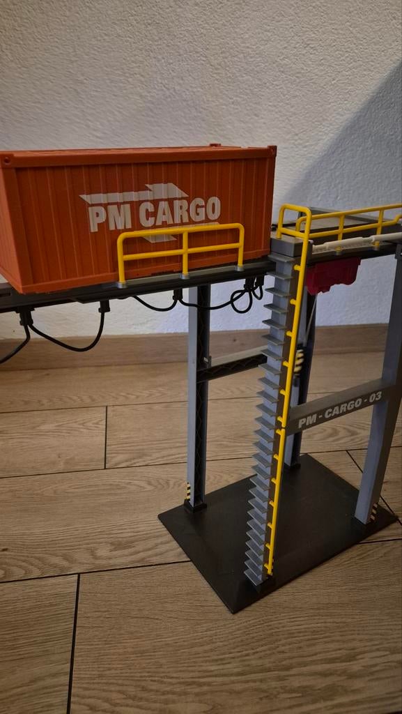 Playmobil cargo kraan op batterijen, Kinderen en Baby's, Ophalen of Verzenden