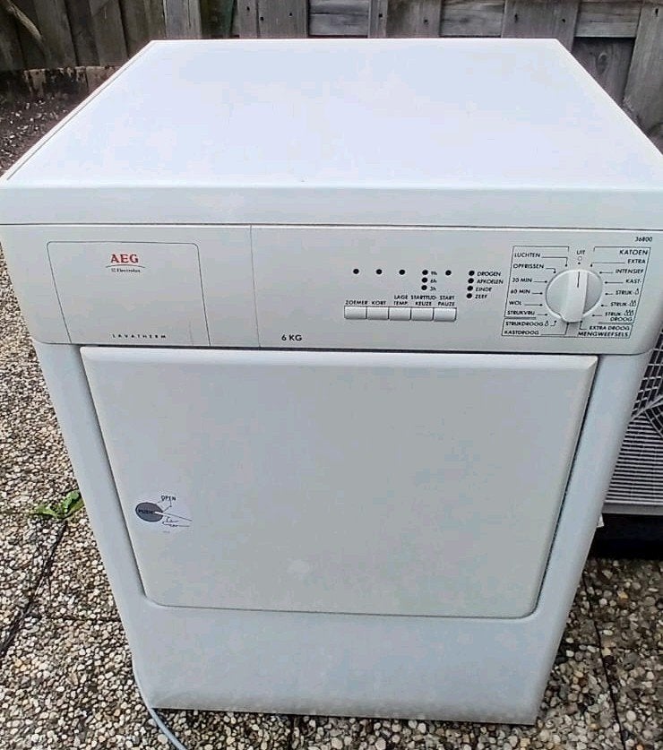 Goedwerkende AEG luchtafvoerdroger 6 kg - Ophalen Apeldoorn, Witgoed en Apparatuur, Wasdrogers, Ophalen