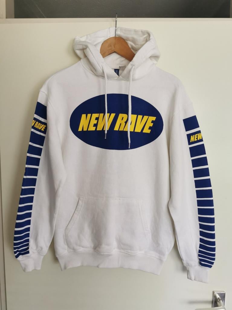 Witte hoodie sweater XS Divided, Kleding | Heren, Wit, Ophalen of Verzenden, Zo goed als nieuw, H&M