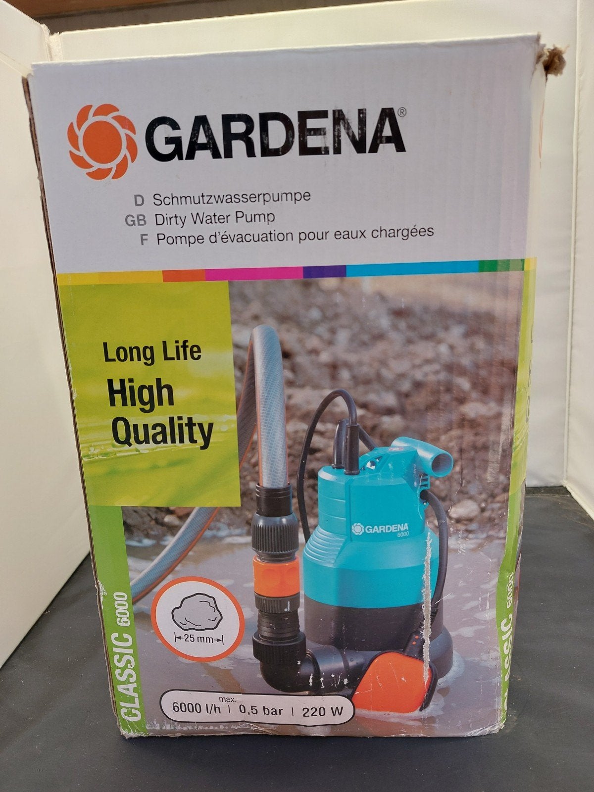 Gardena Vuilwaterpomp - Gebruikt, maar netjes, Ophalen, ., ., .