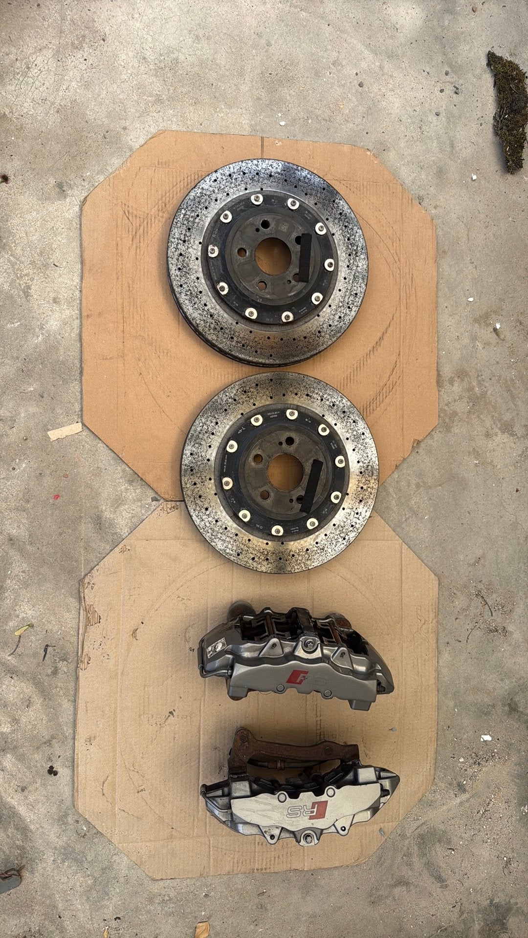 Audi rs3 8v keramische ceramic remmen, Auto-onderdelen, Remmen en Aandrijving, Ophalen, Gebruikt, Audi