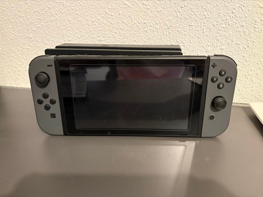 Nintendo Switch zwart, helemaal compleet, Spelcomputers en Games, Spelcomputers | Nintendo Consoles | Accessoires, Ophalen, Gebruikt