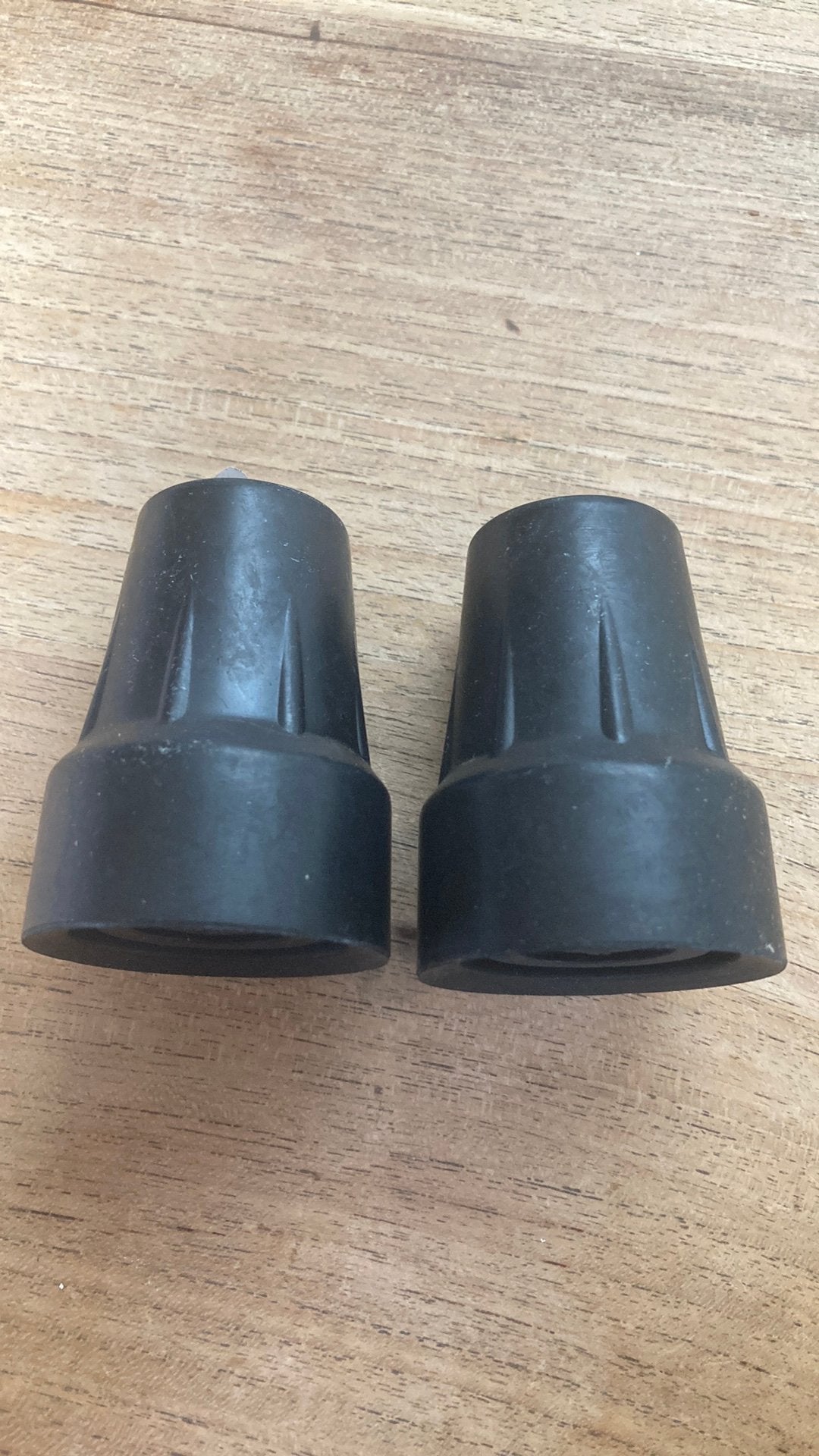 Zwarte doppen loopkrukken 22mm, Ophalen of Verzenden, Nieuw