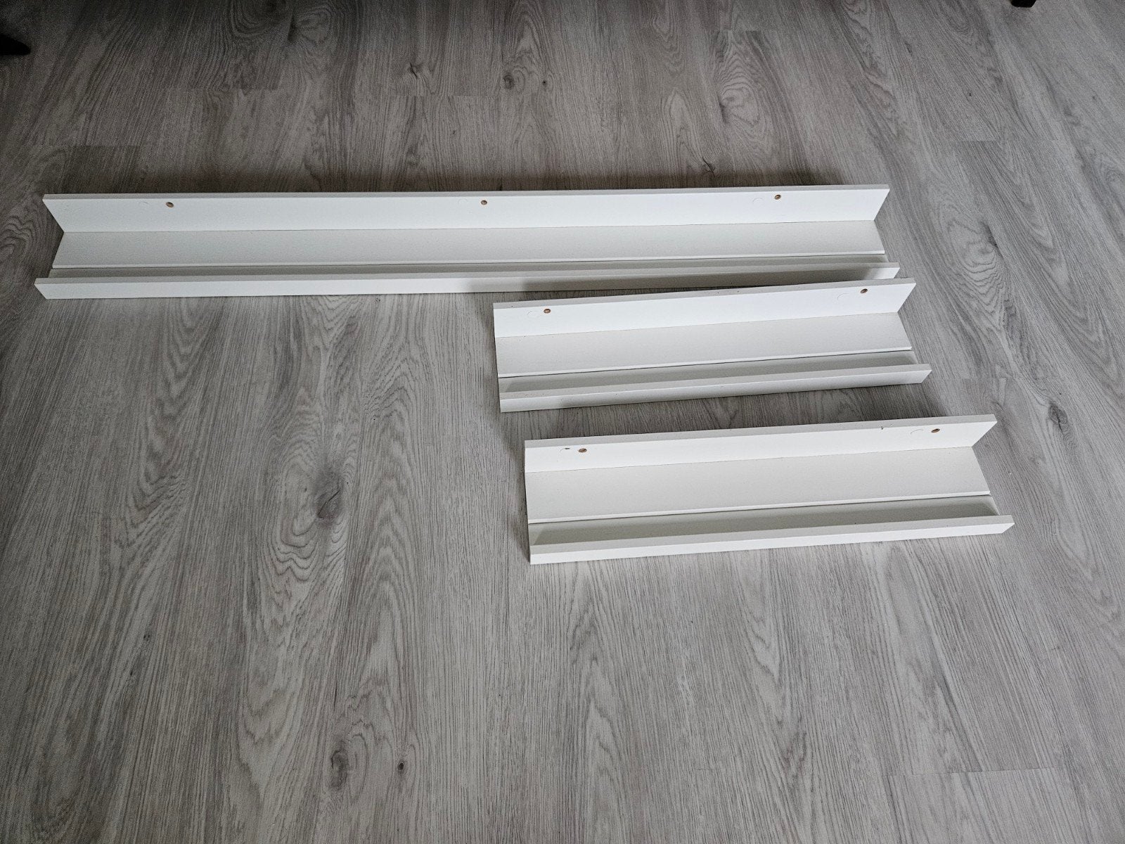 ikea mosslanda fotoplanken wit, Ophalen, Gebruikt