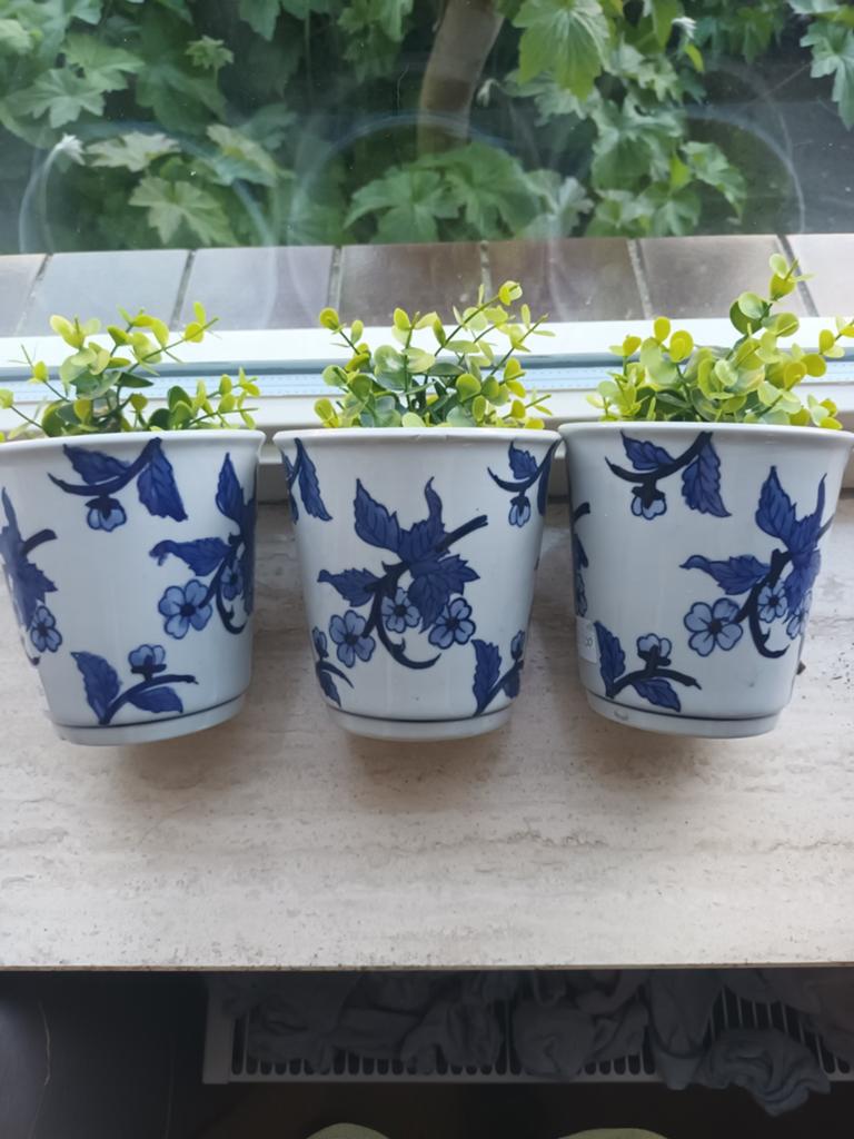 3 bloempotjes van riverdale, Huis en Inrichting, Ophalen of Verzenden