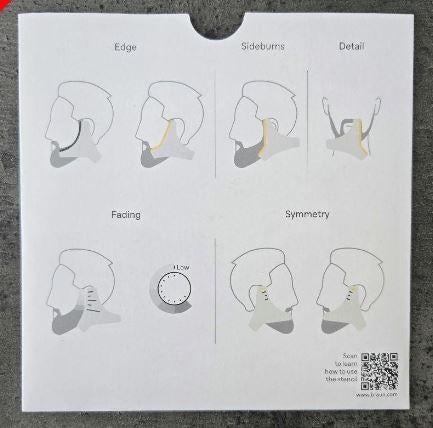 scheermes BRAUN Beard shaping tool Stencil   BAARD trimmer, Ophalen of Verzenden, Nieuw, Gehele gezicht, Overige typen