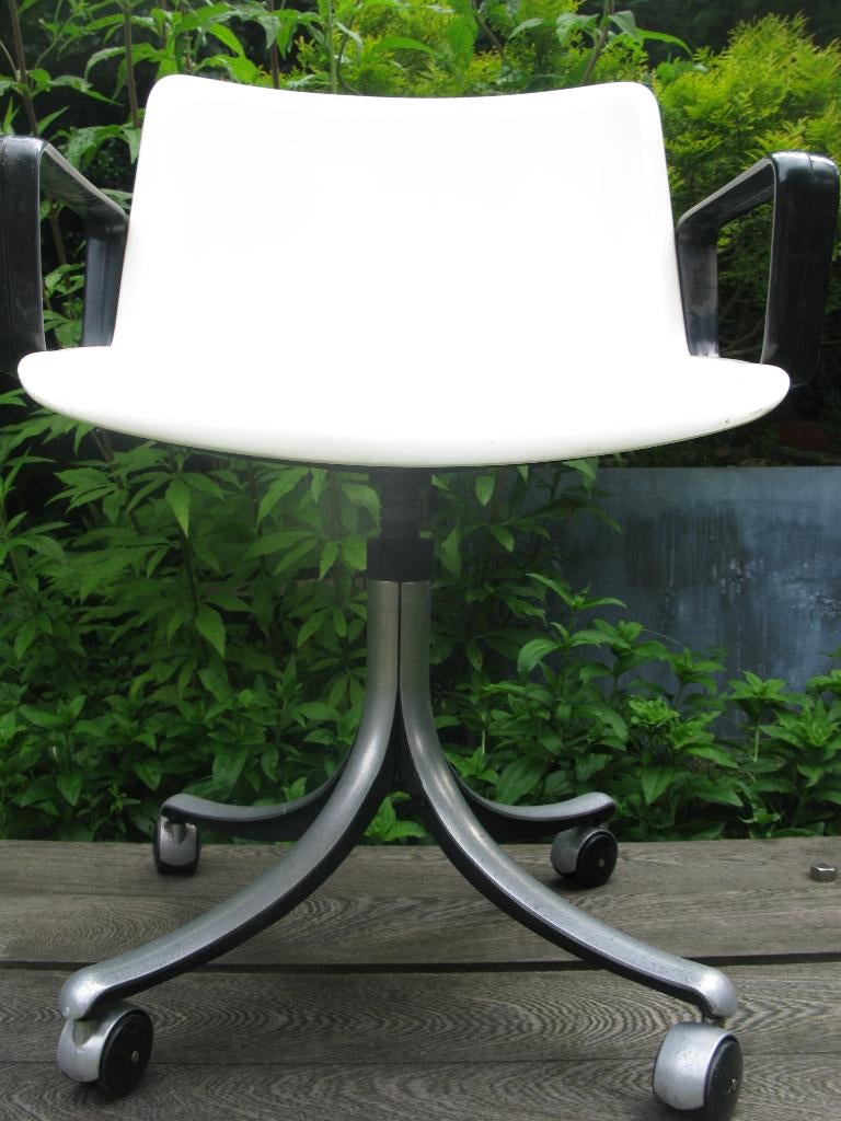 TECNO "MODUS 4" STOEL OSVALDO BORSANI DESIGN 1973, Ophalen, Gebruikt, Wit, Eén
