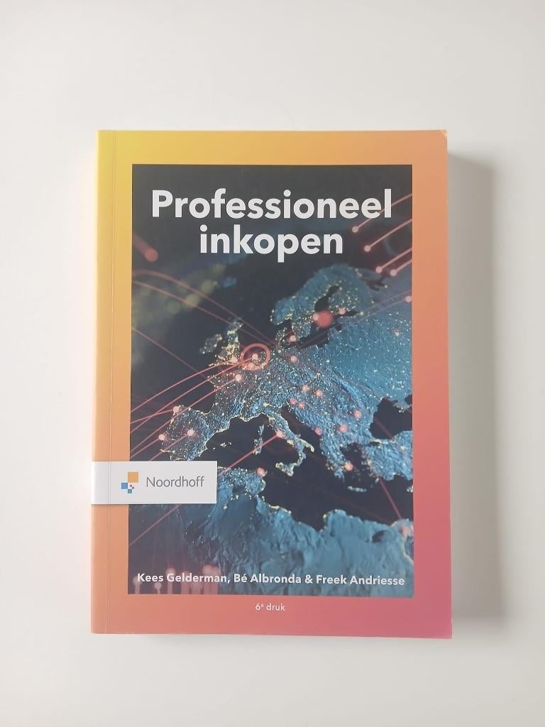 Professioneel inkopen, Boeken, Zo goed als nieuw, Noordhoff Uitgevers, Beta, HBO