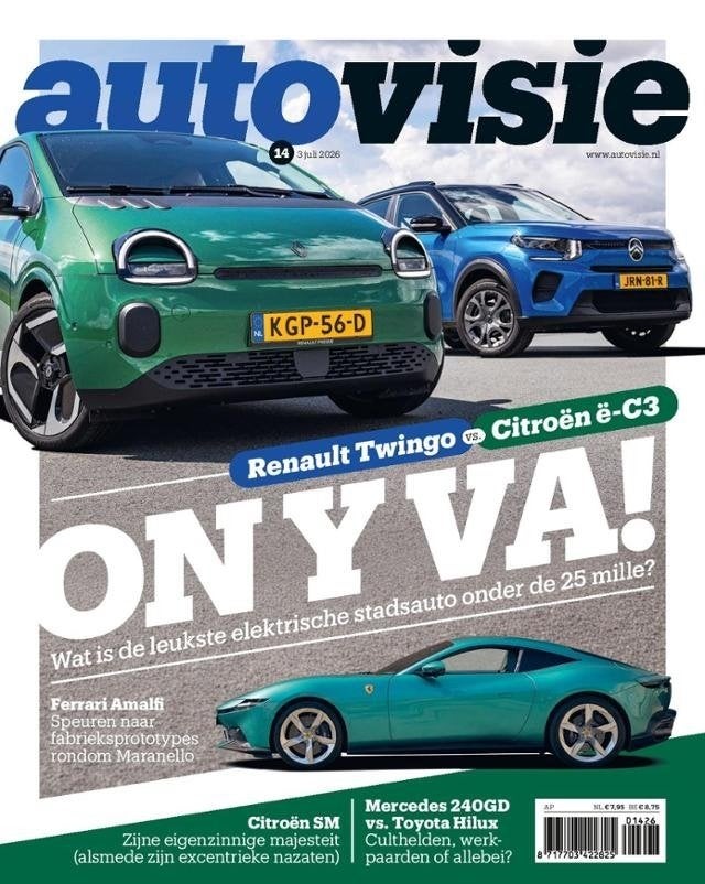 Autovisie 14 2026 : Citroen SM - DS9 - Renault Twingo - 5 3E, Ophalen of Verzenden, Gelezen, Algemeen