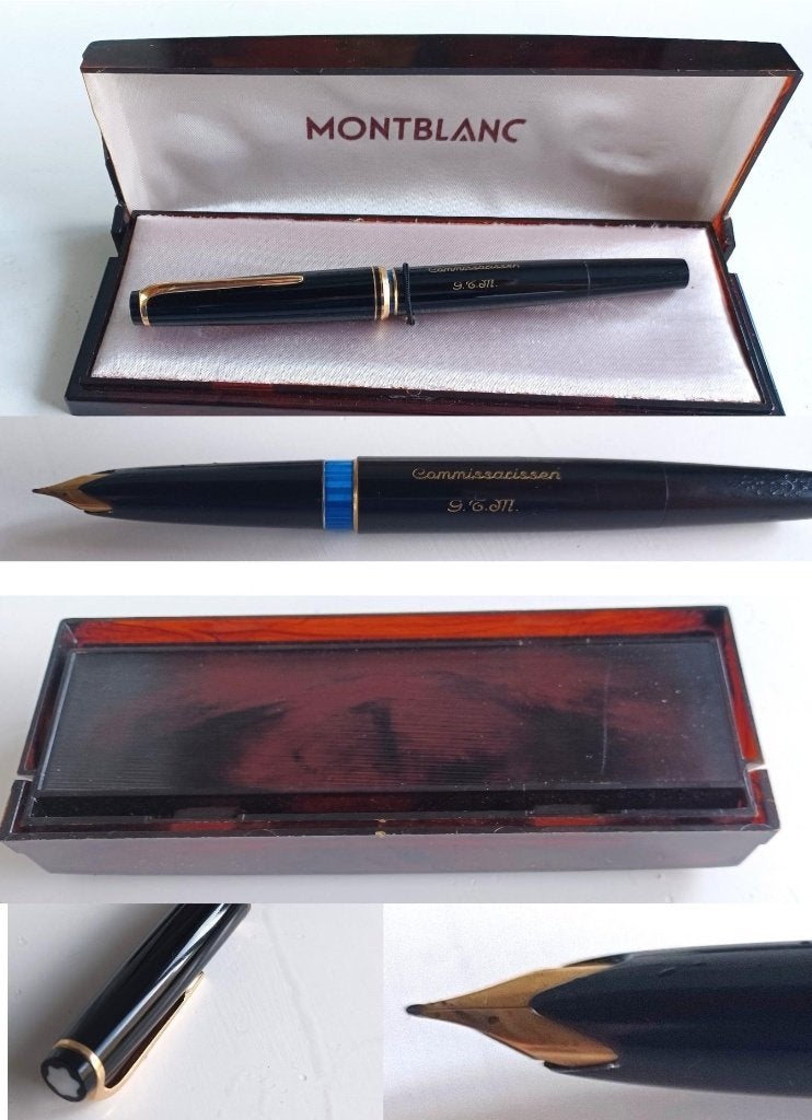Montblanc vulpen met doosje, Met doosje, Ophalen of Verzenden, Zo goed als nieuw, Vulpen