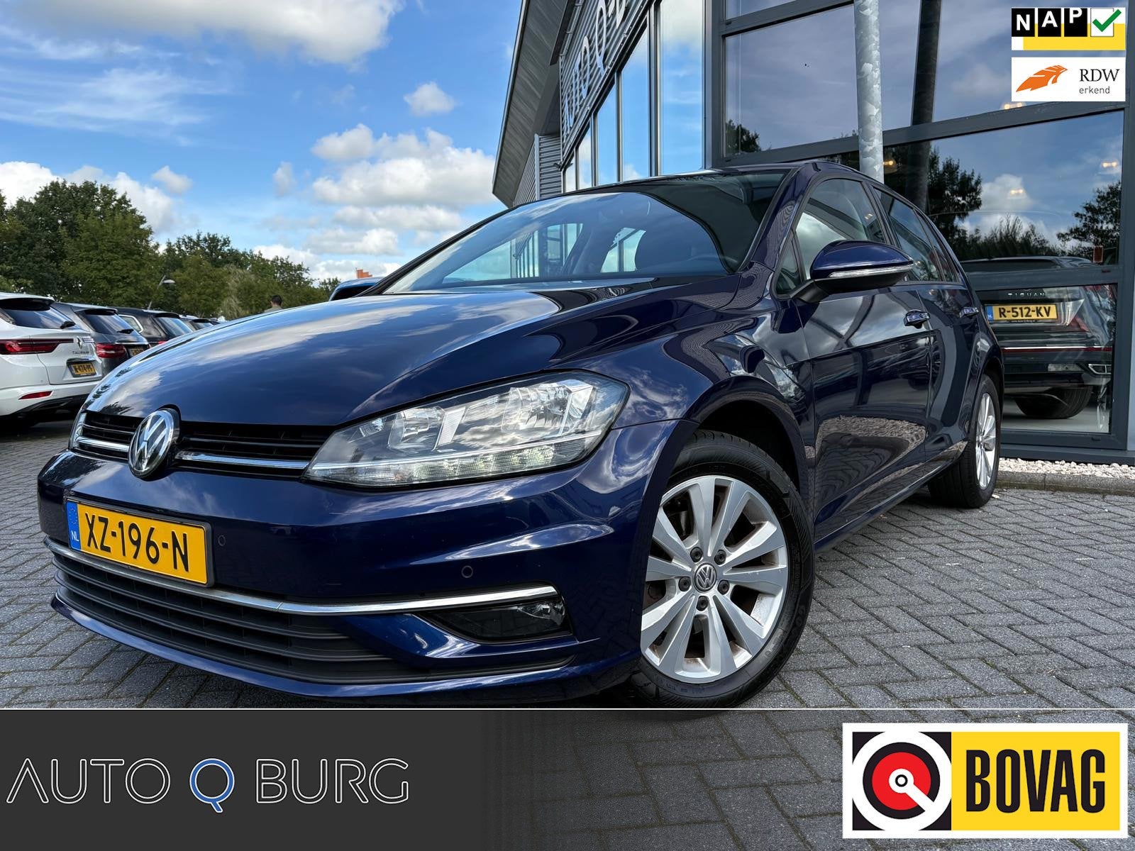Volkswagen Golf 1.0 TSI Comfortline | Navi | Airco | Cruise, Auto's, Dealer onderhouden, Stof, Euro 6, Blauw