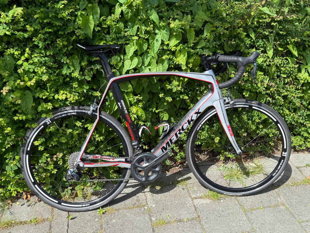 Eddy Merckx EMX-525 Di2 racefiets Ultegra 60 cm, 28 inch, Gebruikt, Carbon, 57 tot 61 cm