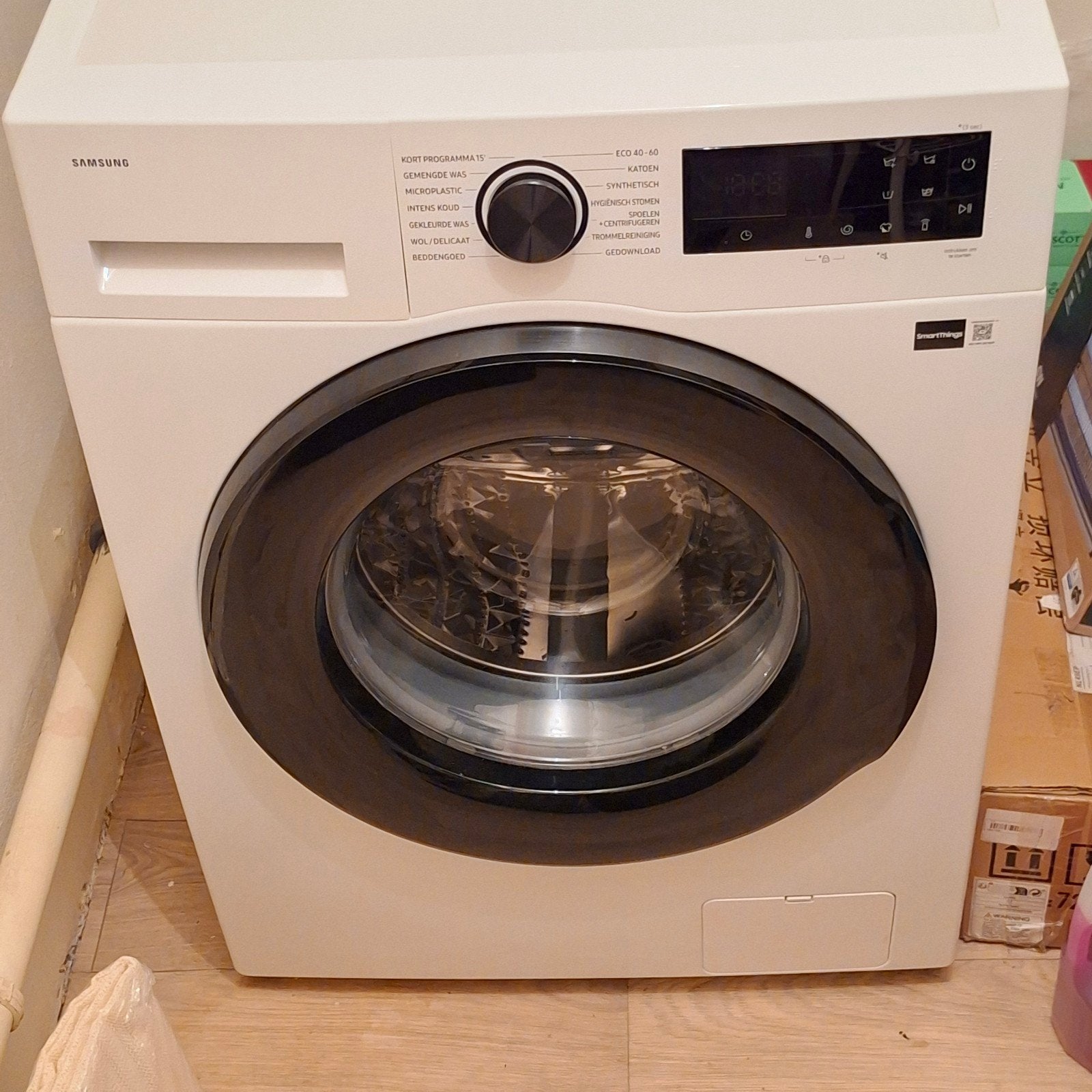Samsung Wasmachine 9 kg - Zo goed als nieuw met WiFi, 8 tot 10 kg, Ophalen, Nieuw