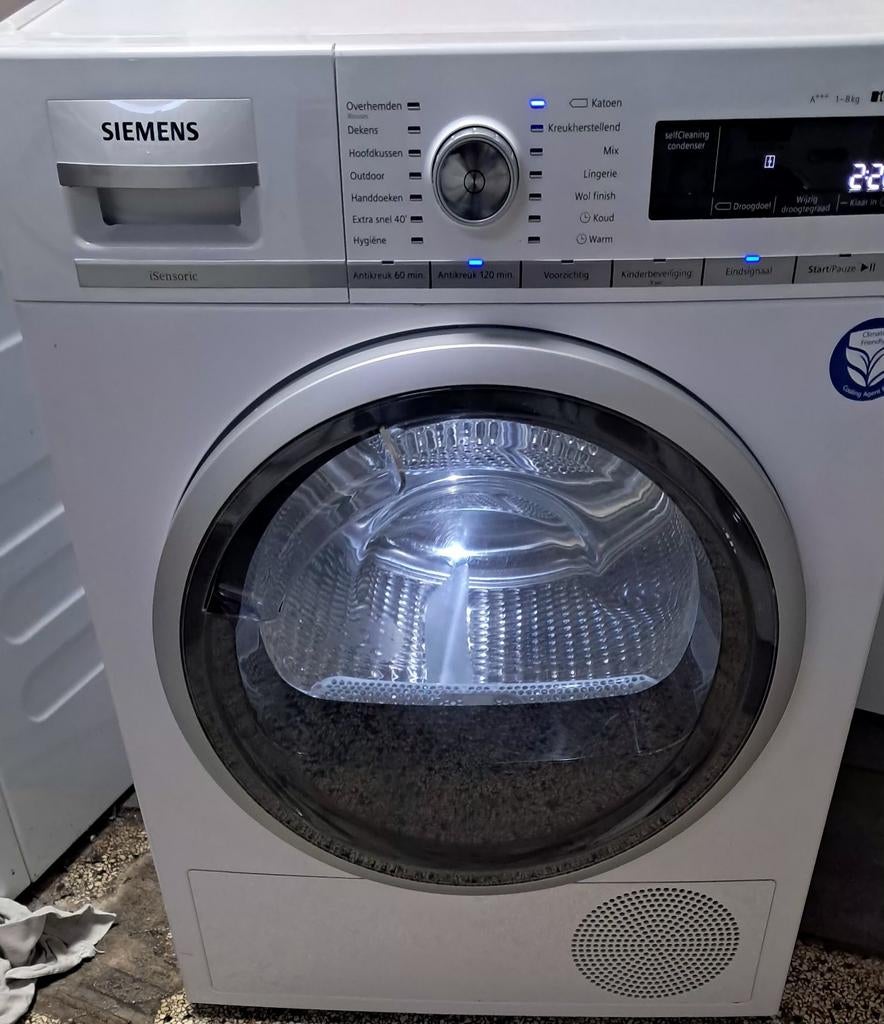 Siemens iq 700 warmtepompdroger A ++, 8kg, Witgoed en Apparatuur, Wasdrogers, Ophalen, Minder dan 85 cm, Overige typen, 8 tot 10 kg