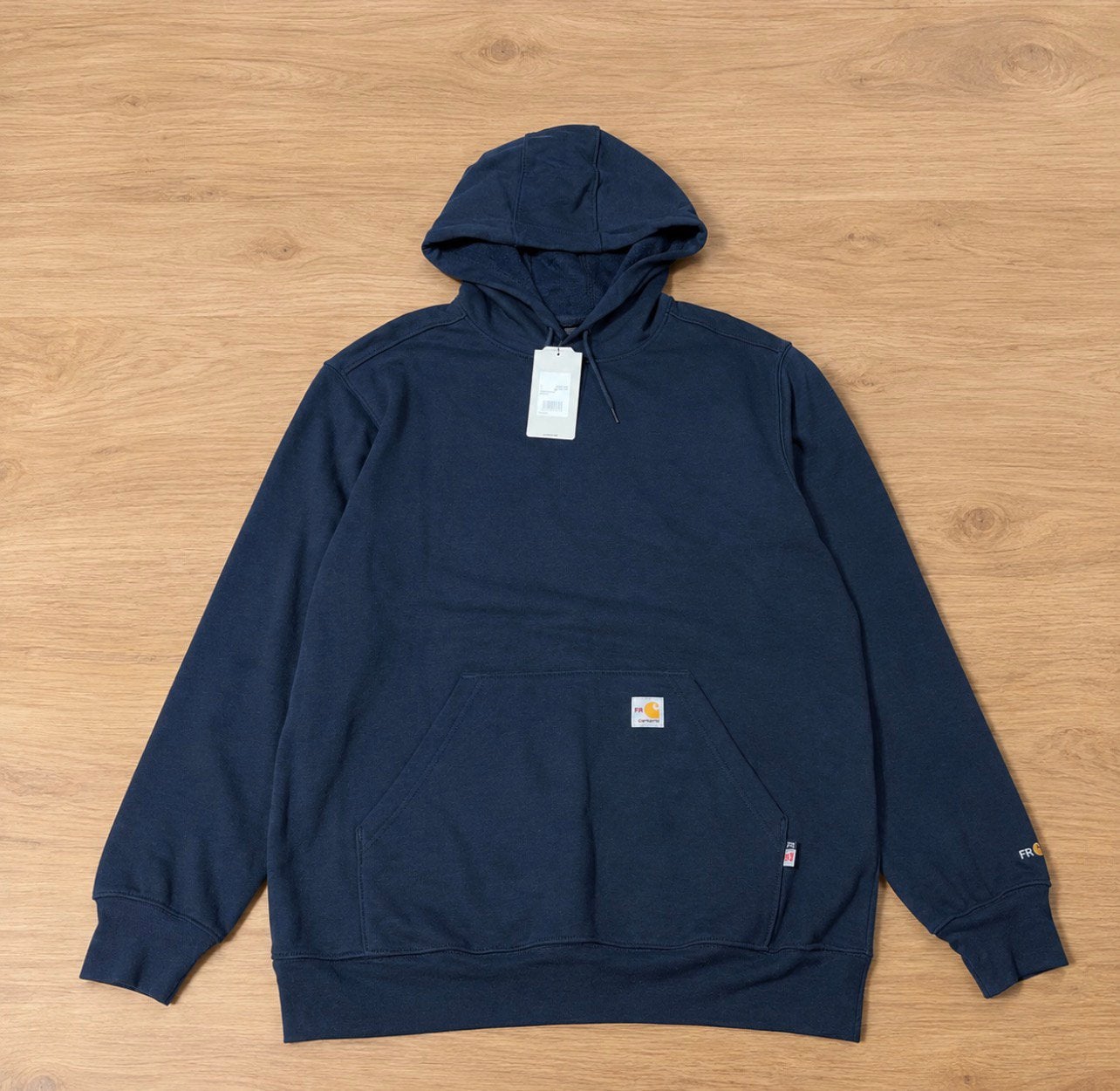 Carhartt Hoodie Fire Resistance Marineblauw Nieuw L, Maat 52/54 (L), Blauw, Vintagie, Haulerwijk