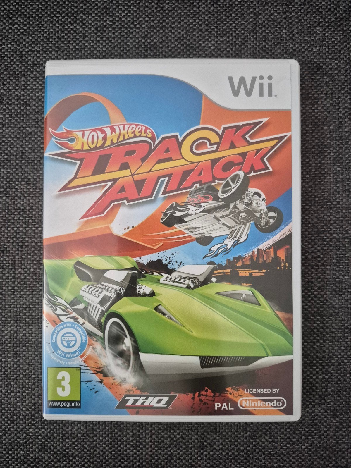 Nintendo Wii Hot wheels game/spel, zgan, Spelcomputers en Games, Games | Nintendo Wii, Racen en Vliegen, Ophalen of Verzenden