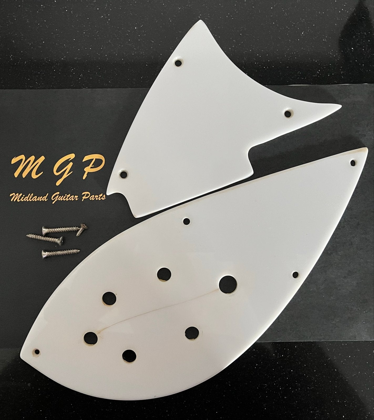 Rickenbacker 2-laags witte pickguard 1967 voor 330/360, Ophalen of Verzenden, Gebruikt, Elektrische gitaar