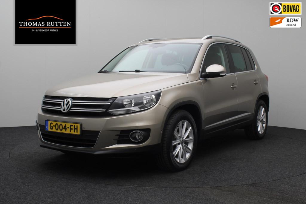 Volkswagen Tiguan 1.4 TSI R-Line Edition 2015 | Trekhaak Uit, Auto's, Euro 5, Zwart, 4 cilinders, 160 pk