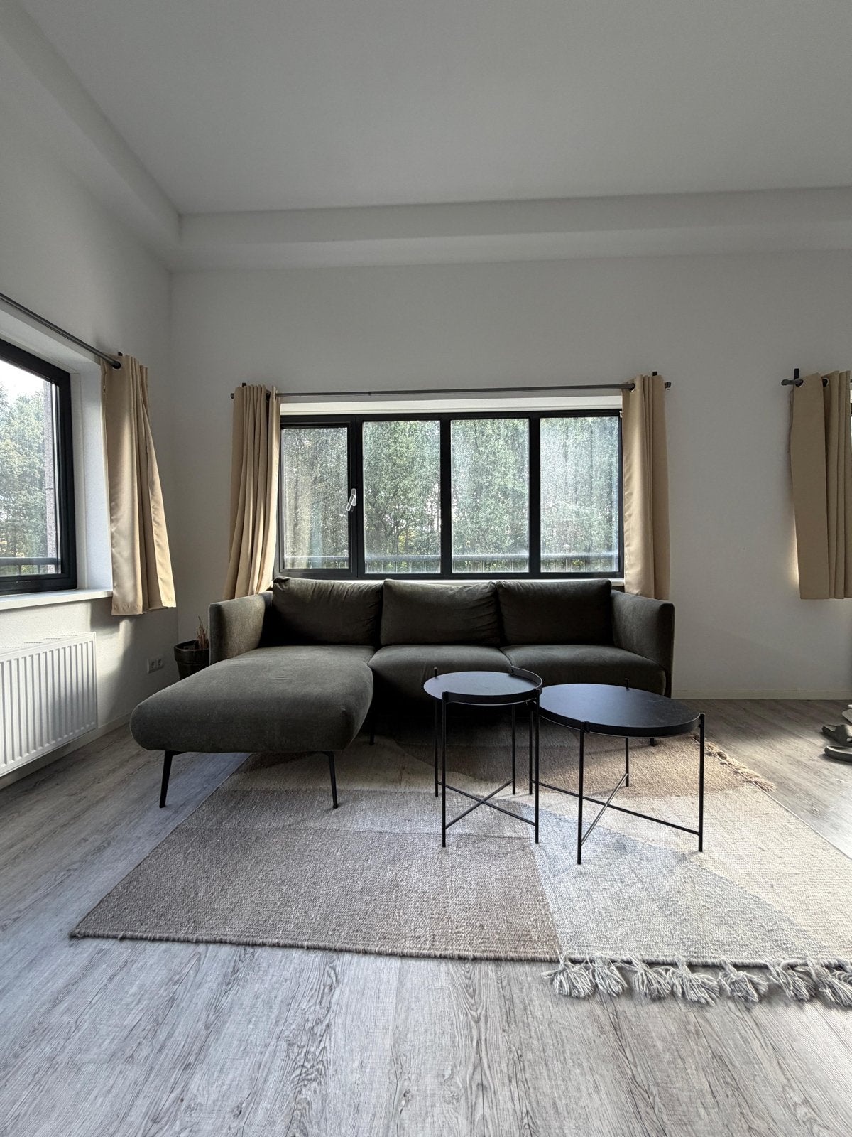 Wollen Vloerkleed Sierra Grijs 160x230 cm van Benuta, Huis en Inrichting, Ophalen, Gebruikt, 150 tot 200 cm, 200 cm of meer
