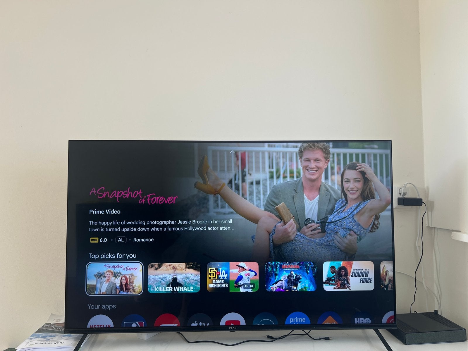 SmartTV 55 inch, Audio, Tv en Foto, Ophalen, 50 Hz, Zo goed als nieuw, Samsung