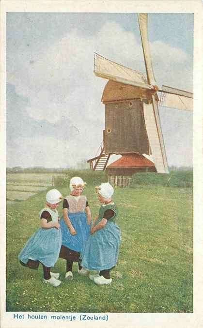 301-393-001 Zeeland Het houten molentje, Verzenden, Voor 1920, Zeeland
