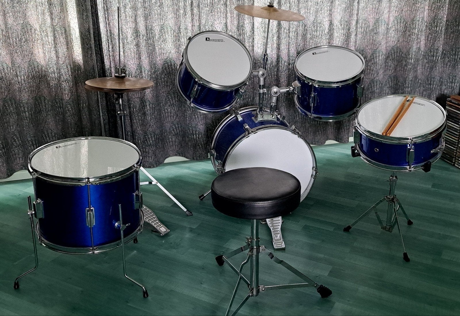 Kinder drumstel, merk li Mavery, Muziek en Instrumenten, Drumstellen en Slagwerk, Ophalen, Gebruikt, Overige merken
