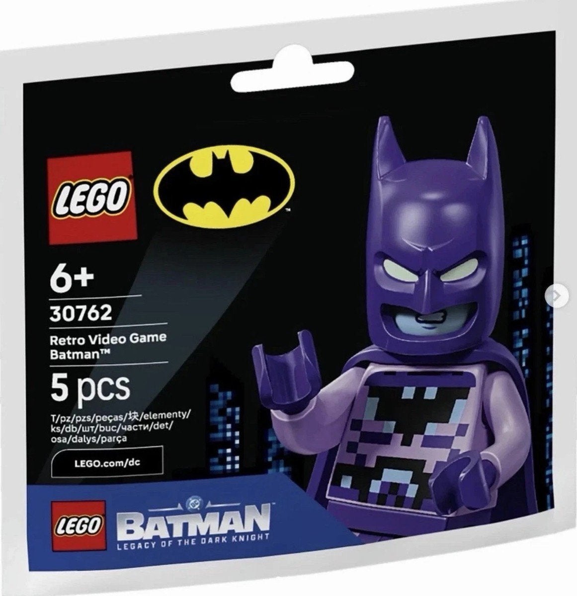 LEGO 30762 Retro Video Game Batman Minifiguur, Inclusief minifiguren, Overige thema's, Lego, Nieuw