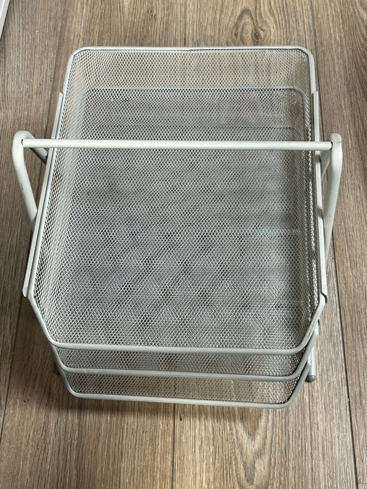 Grijze postvak/papier houder, Ophalen, Zo goed als nieuw